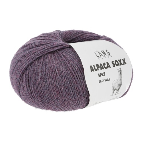 Alpaca Soxx 4Ply - fv. 47 Violet melange