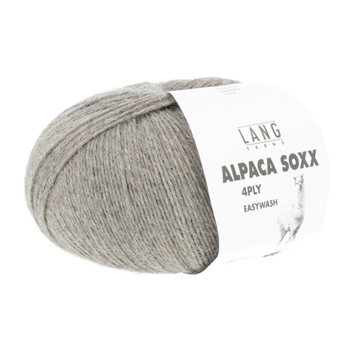 Alpaca Soxx 4Ply - fv. 96 Grey melange