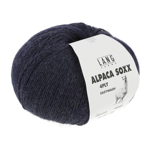 Alpaca Soxx 4Ply - fv. 125 Navy melange