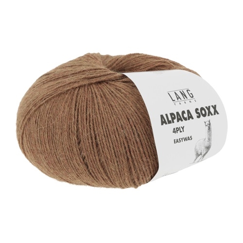 Alpaca Soxx 4Ply - fv. 168 Brown melange