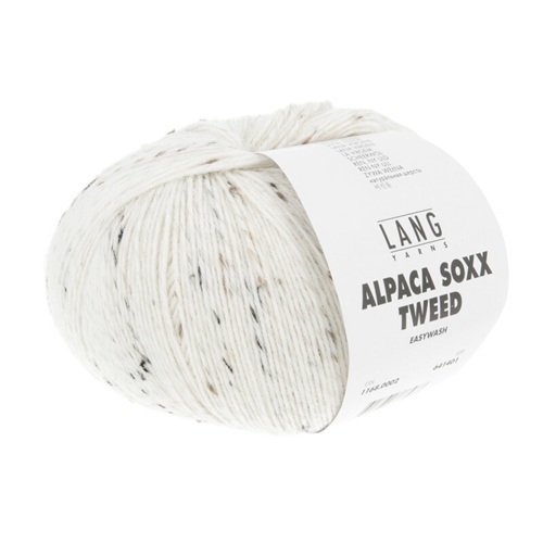 Alpaca Soxx Tweed Fv. 02 Offwhite
