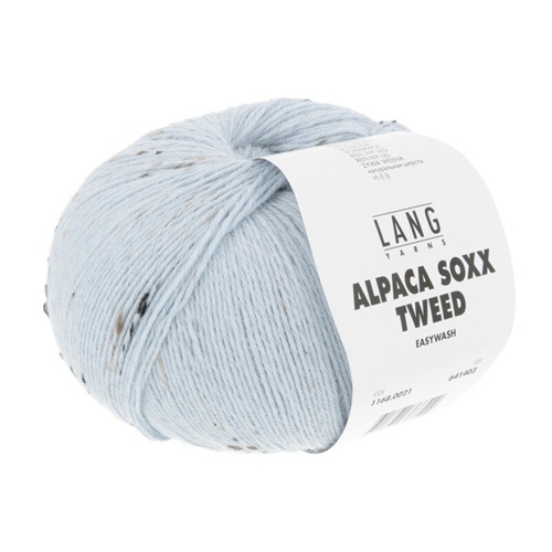 Alpaca Soxx Tweed Fv. 21 Light Blue