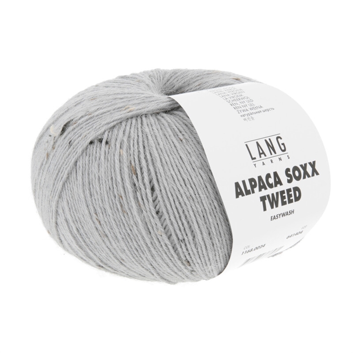 Alpaca Soxx Tweed Fv. 24 Grey