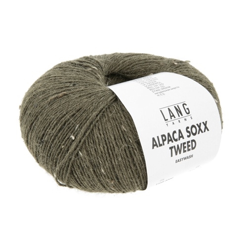 Alpaca Soxx Tweed Fv. 99 Crocodile Green
