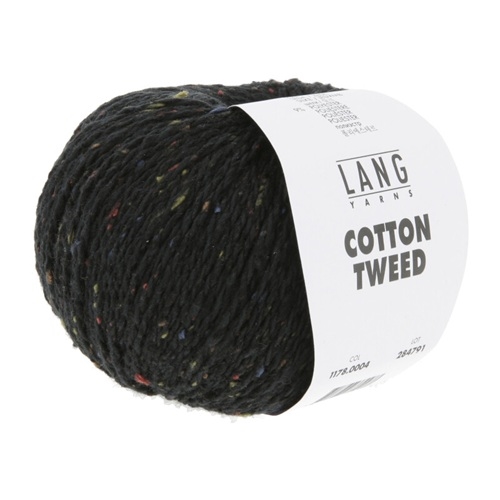 Cotton Tweed fv. 04 Black