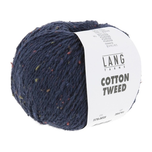 Cotton Tweed fv. 25 Navy