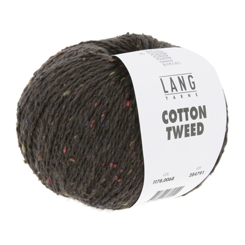 Cotton Tweed fv. 68 Dark Brown
