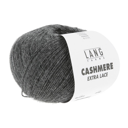 Cashmere Extra Lace fv. 205 Dark Grey Melange