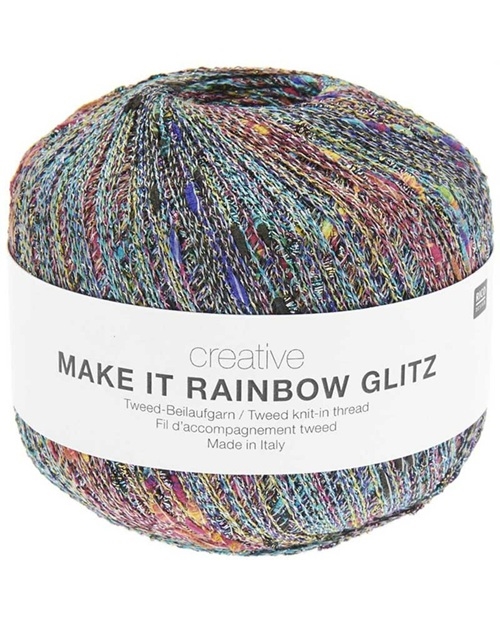 Make it Rainbow Glitz fv. 02 fra Rico Design