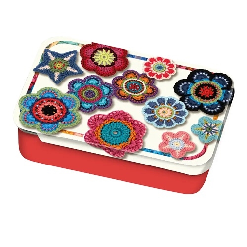Pocket Tin - Crochet Motifs