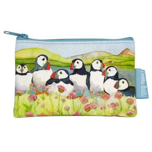 Purse - Sea Thrift Puffins