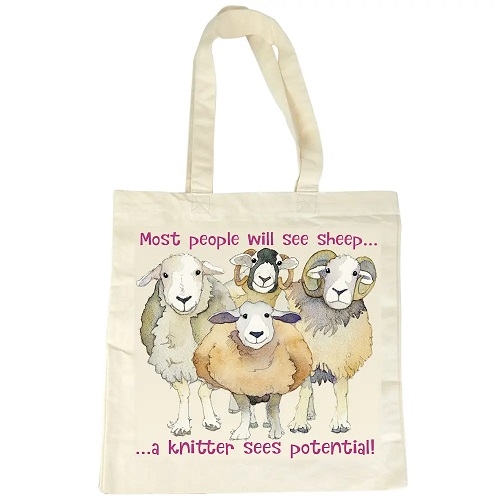 Cotton Canvas Bag - Sheep Potential