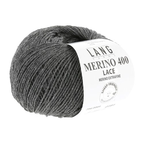 Merino 400 Lace Fv. 05 Dark Grey Melange