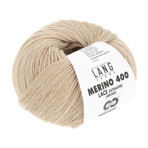 Merino 400 Lace Fv. 326 Beige Melange