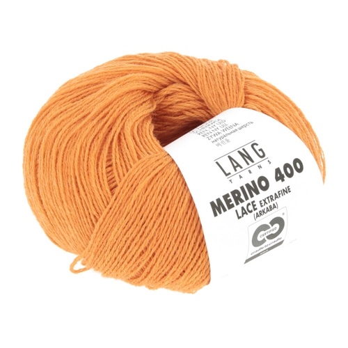 Merino 400 Lace Fv. 359 Tangerine Melange