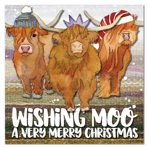 Christmas Cards - Highland Coos