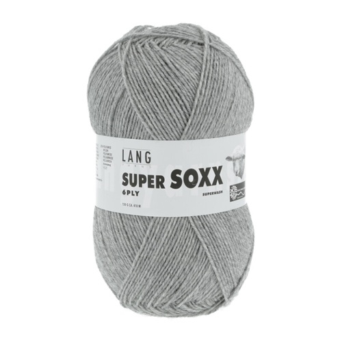 Super Soxx 6Ply Fv. 03 Grey Melange
