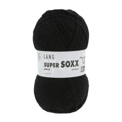 Super Soxx 6Ply Fv. 04 Black