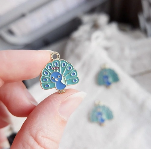 Maskemarkører fra Markers and Pearl-Påfugl - metal