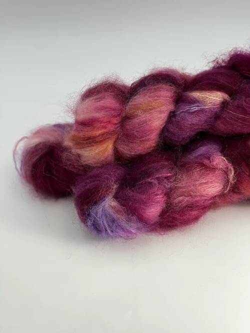 Fat Mohair fra Unik Garn - Aftenhimmel