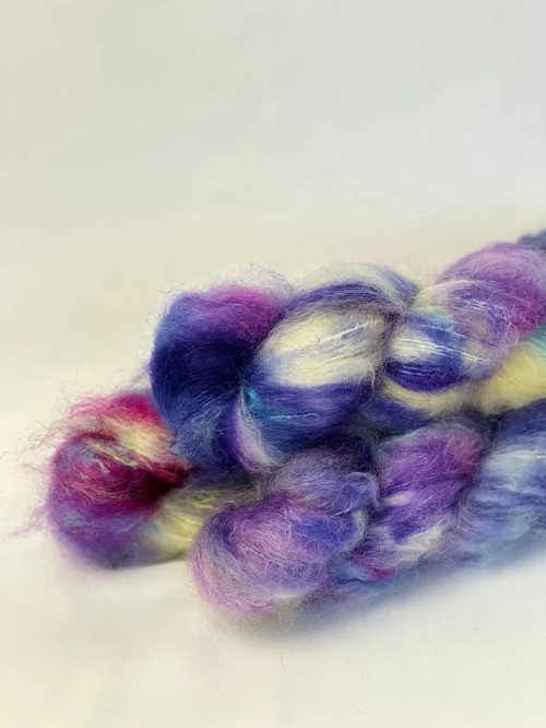 Fat Mohair fra Unik Garn - Amethyst