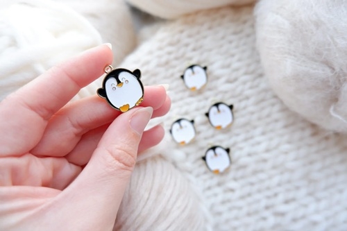 Maskemarkører fra Markers and Pearl-Pingvin - rund metal