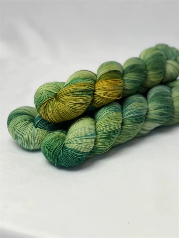 Fat Mohair fra Unik Garn Grønne Blade