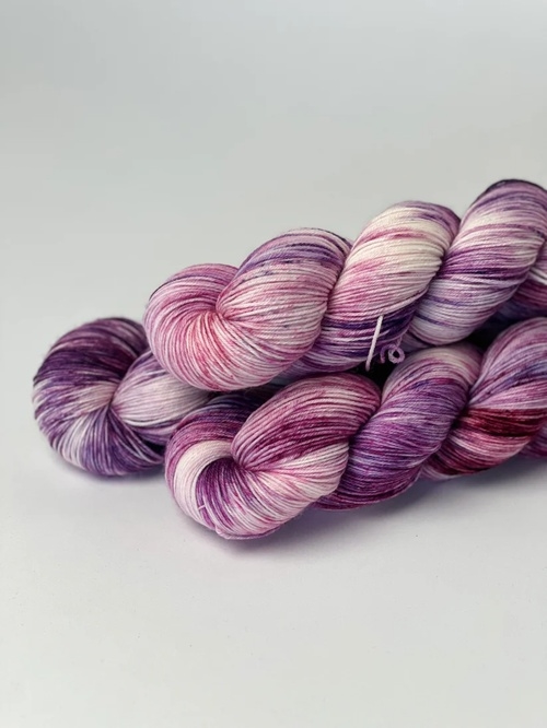 Glitter Sock fra Unik Garn - Granatæble