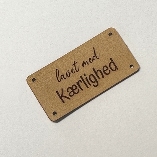 By Kabro - Lædermærker-Lavet med Kærlighed