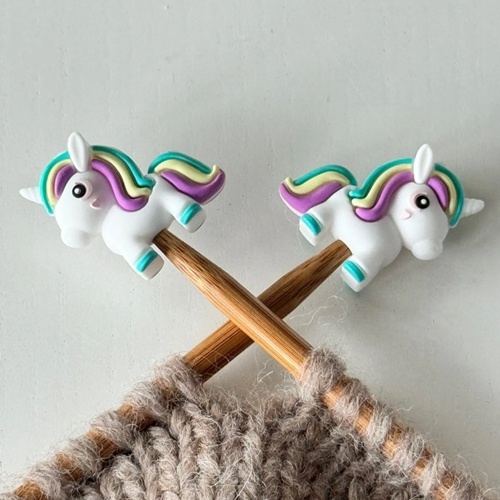 Maskestoppere fra Markers and Pearls-Enhjørning - turkis 3D