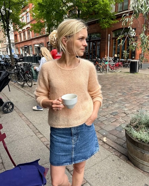 PetiteKnit - Kumulus Bluse o-neck
