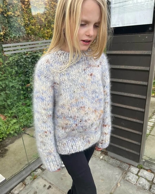 PetiteKnit - Marble Sweater junior