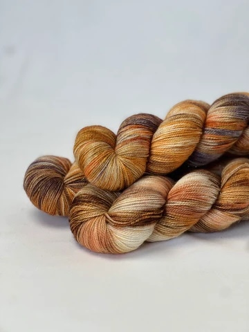 Glitter Sock fra Unik Garn - Rust