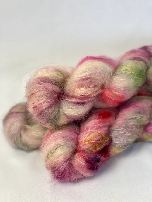 Fat Mohair fra Unik Garn - Stokrose