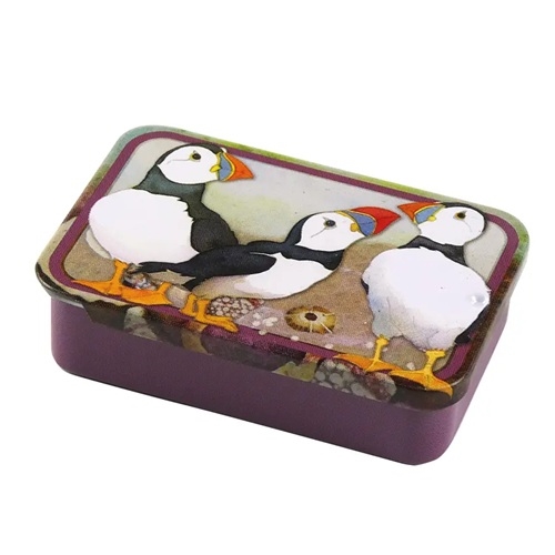 Pocket Tin - Felted Puffin