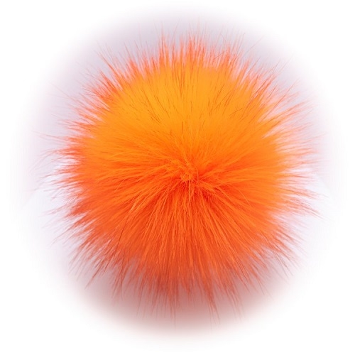 Agiani Vegan Pompon-Neon Orange