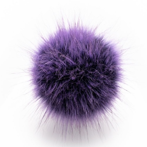 Agiani Vegan Pompon-Raccoon Purple