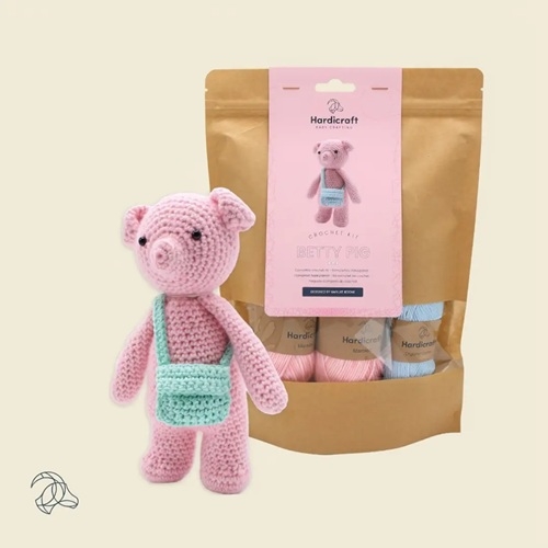 Hardicraft Betty Pig - DIY hæklekit