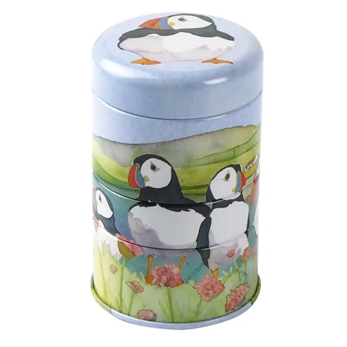 Mini Stacker Tin - Sea Thrift Puffin