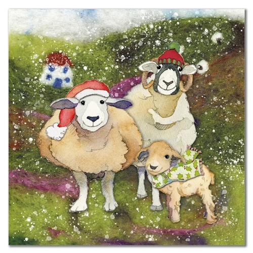 Christmas Cards - Felted Sheep