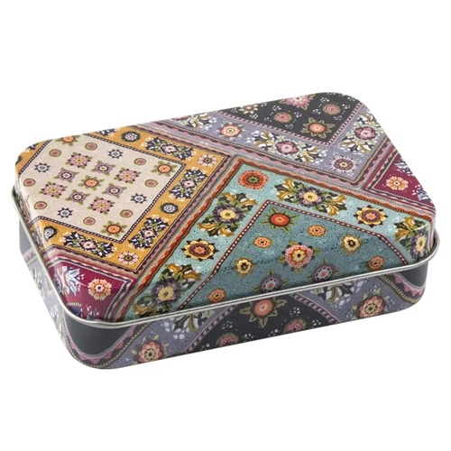 Mini Rectangular Tin - Fruit Garden