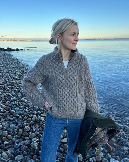 PetiteKnit - Dagmar Zipper Sweater