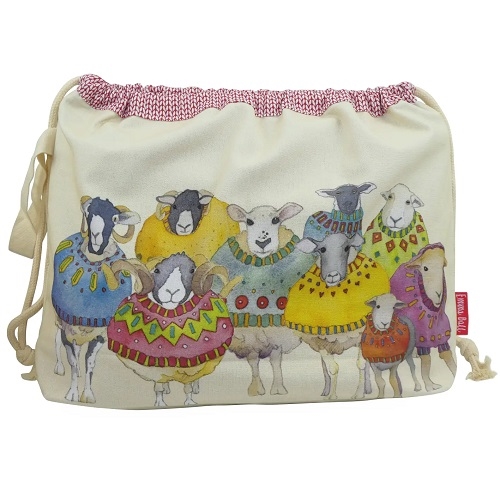 Drawstring Bag - Sheep in Sweaters