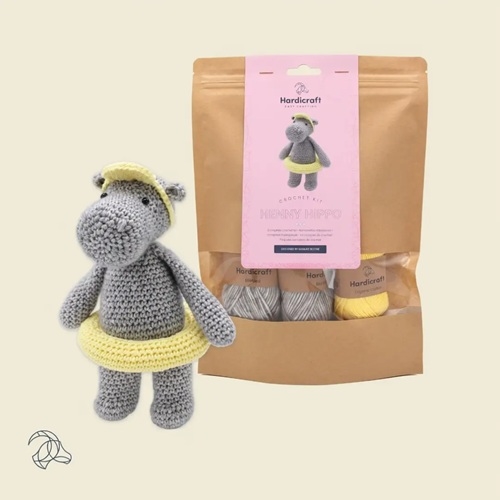 Hardicraft Henny Hippo - DIY hæklekit