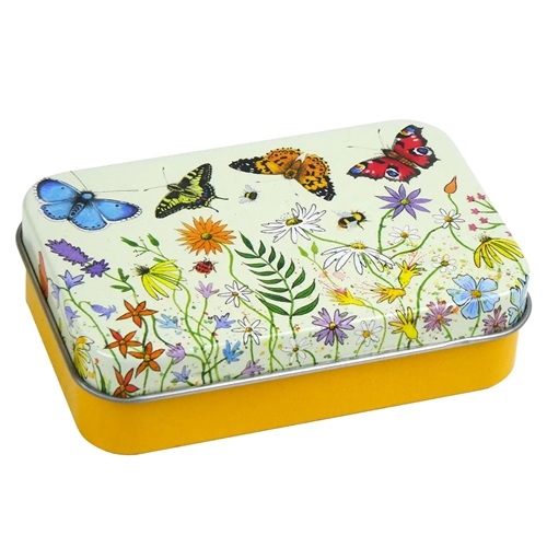 Mini Rectangular Tin - Butterflies