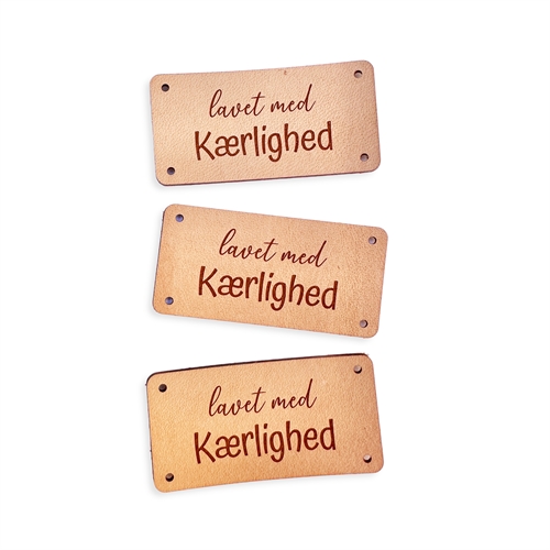 By Kabro - Lædermærker-Lavet med Kærlighed