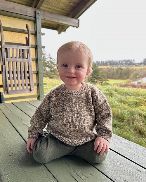 PetiteKnit - Melange Sweater Baby