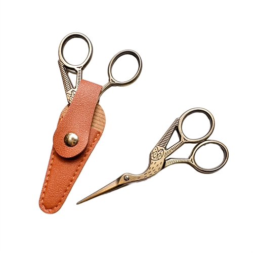 Sakseetui - brun kunstlæder