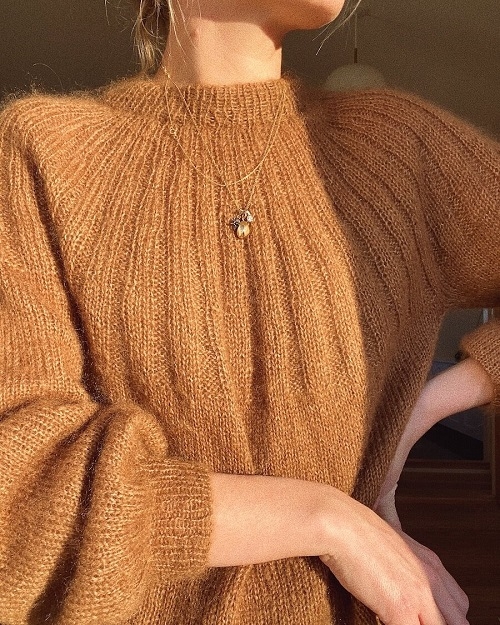 PetiteKnit - Sunday Sweater Mohair Edition